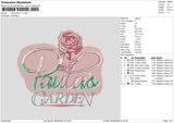 Paulastext02 Embroidery File 6 sizes