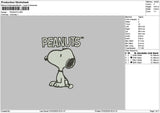 Peanutstext 0302 Embroidery File 6 sizes