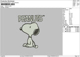 Peanutstext 0302 Embroidery File 6 sizes