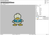Duck Mini Embroidery File 6 sizes