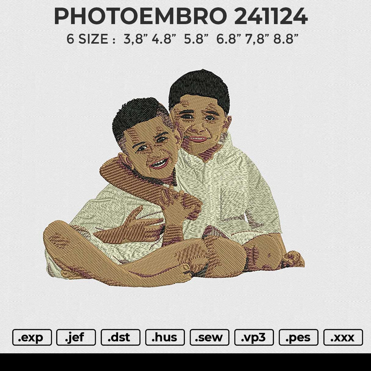 PHOTOEMBRO 241124 Embroidery File 6 size