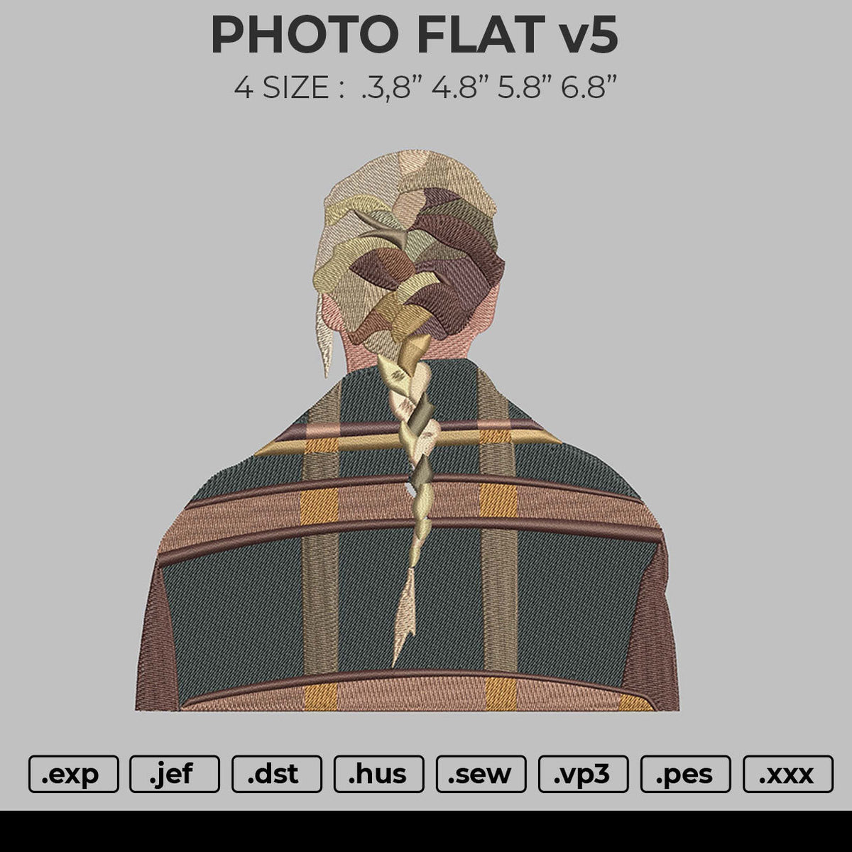 PHOTO FLAT v5 Embroidery