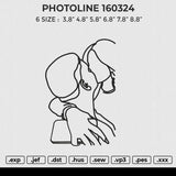 PHOTOLINE 160324 Embroidery File 6 size