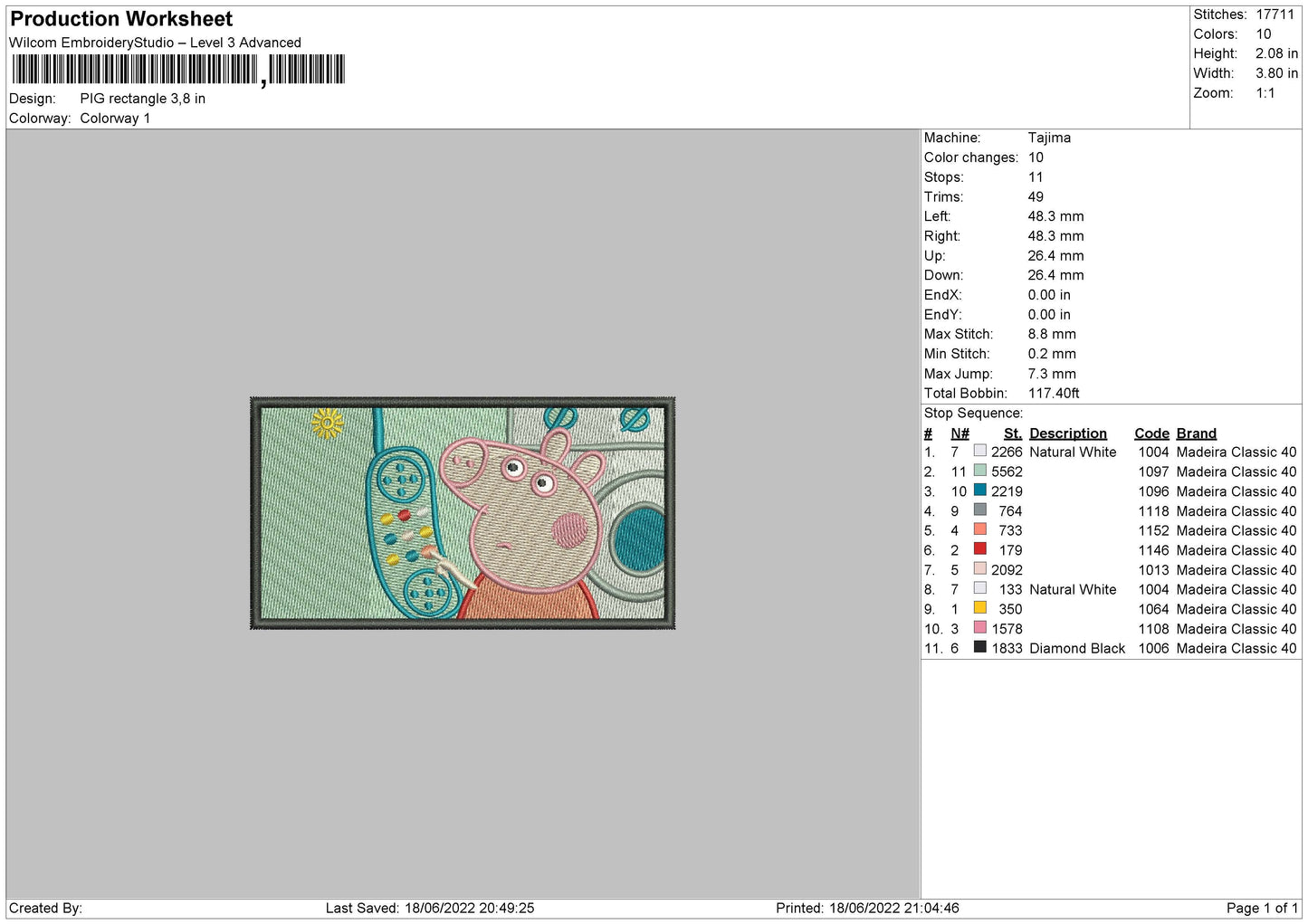 Pig Rectangle
