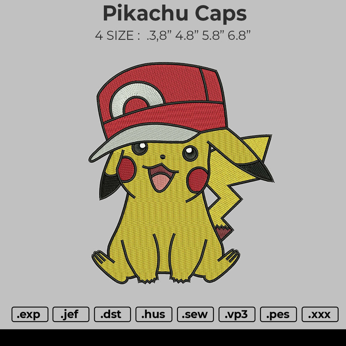 Pikachu Caps