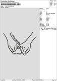 Promise Hands 2302 Embroidery File 6 sizes