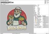 Pitatext Embroidery File 6 sizes