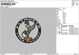 Roadtext Embroidery File 6 sizes