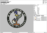 Roadtext Embroidery File 6 sizes