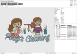 POLLY'S CLEANING Embroidery