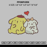 Ppompurin Embroidery File 6 sizes