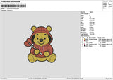 Pooh2312 Embroidery File 6 sizes