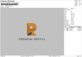 Premium Rental Embroidery File 6 sizes