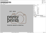 Prettytext 2304 Embroidery File 6 sizes