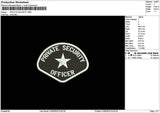 Privatetext 2105 Embroidery File 6 sizes