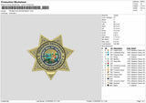 PROBATION DEPARTMENT Embroidery Machine Design File