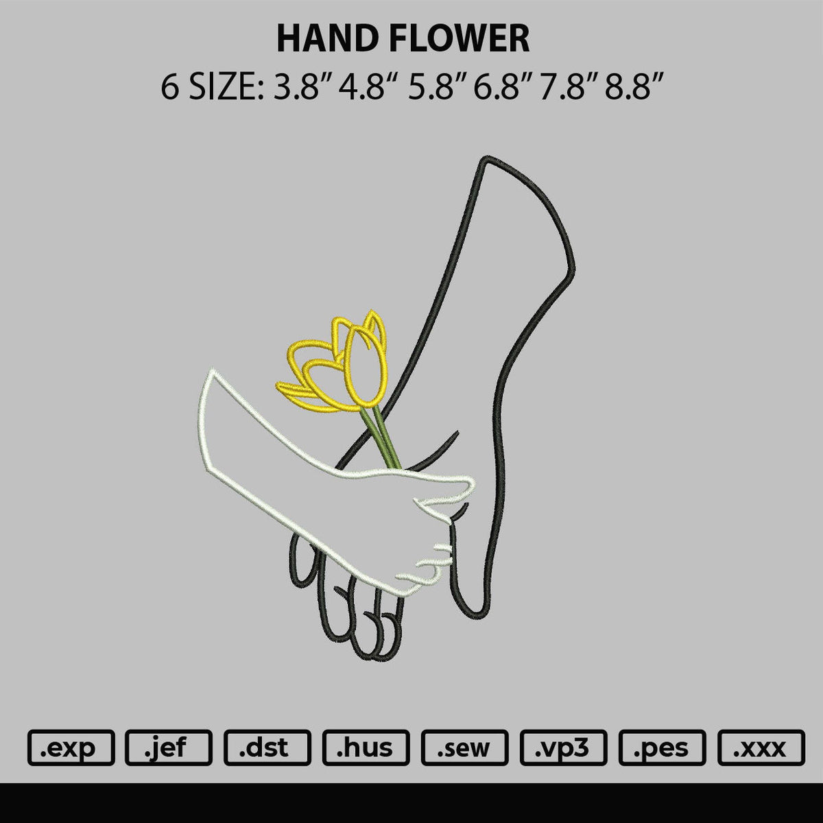 Hand Flower Embroidery