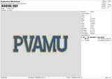 Pvamutext Embroidery FIle 6 sizes