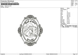 Ariel Outline 1903 Embroidery File 6 sizes