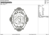 Ariel Outline 1903 Embroidery File 6 sizes