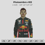 Photoembro v103 Embroidery File 4 size