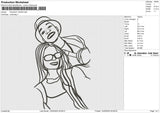 Photoline 100225 Embroidery File 6 size