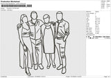 Photoline 121224 Embroidery File 6 size