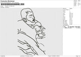 Photoline 121224b Embroidery File 6 size