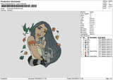 Pocahontas1912 Embroidery File 6 sizes