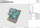 Pokemon Shining Mew Embroidery File 6 size