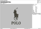 Polo 2 option Embroidery File Design