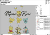 Pooh Eros Embroidery File 6 sizes