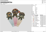 Ppboy Embroidery File 6 sizes