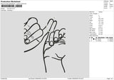 Promise Sign03 Embroidery File 6 sizes