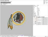 Redskins Embroidery