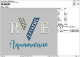 Retext V Embroidery File 6 sizes