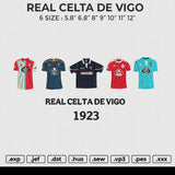 REAL CELTA DE VIGO Embroidery File 6 size