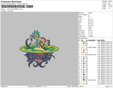 rick and morty 03 Embroidery