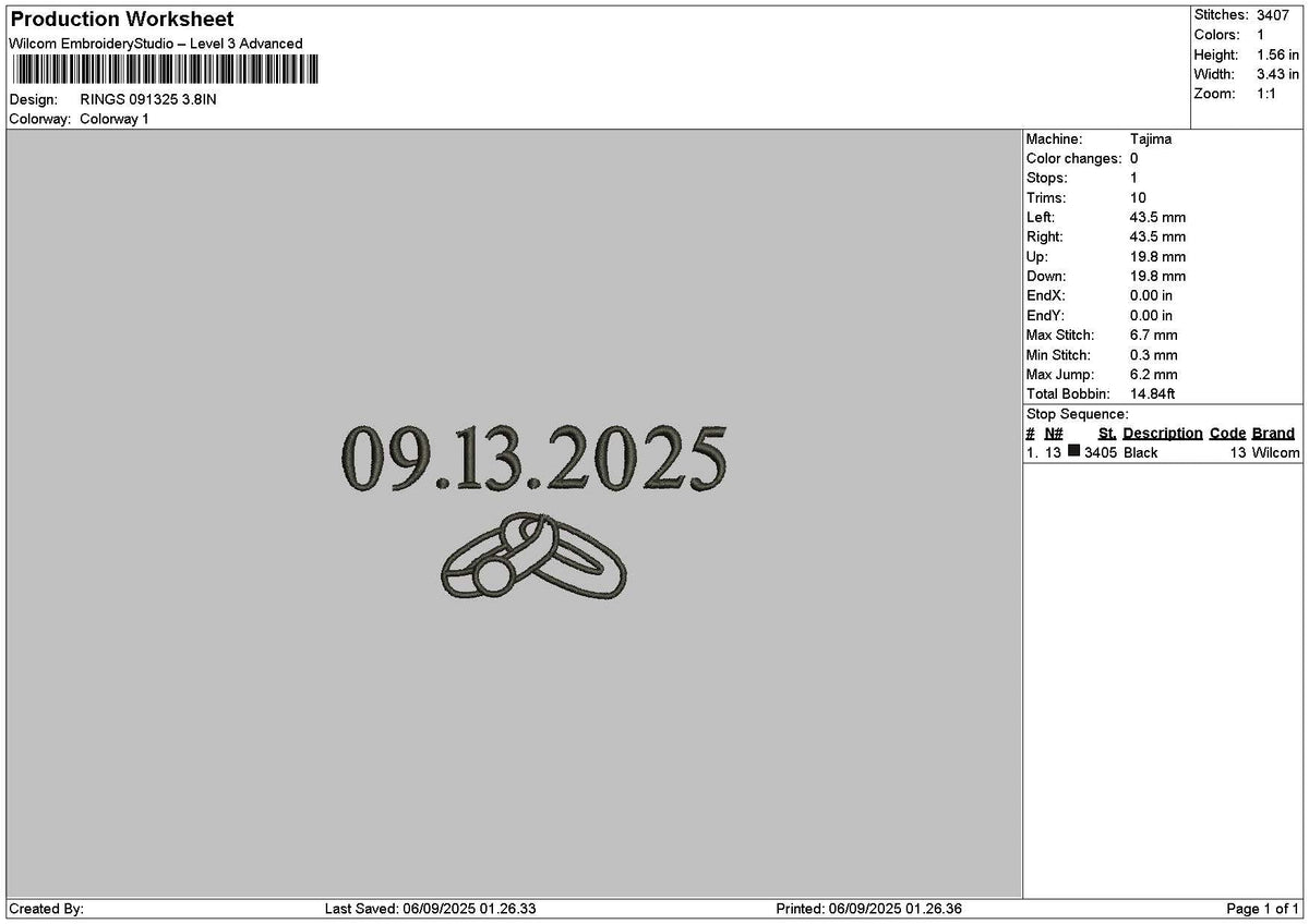 Rings 0913 Embroidery File 6 sizes