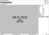 Rings 0913 Embroidery File 6 sizes