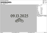 Rings 0913 Embroidery File 6 sizes