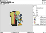 1 Bird Balloons Embroidery File 6 sizes