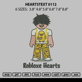 Heartstext 0112 Embroidery File 6 sizes