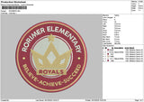 Rorimertext Embroidery File 6 sizes