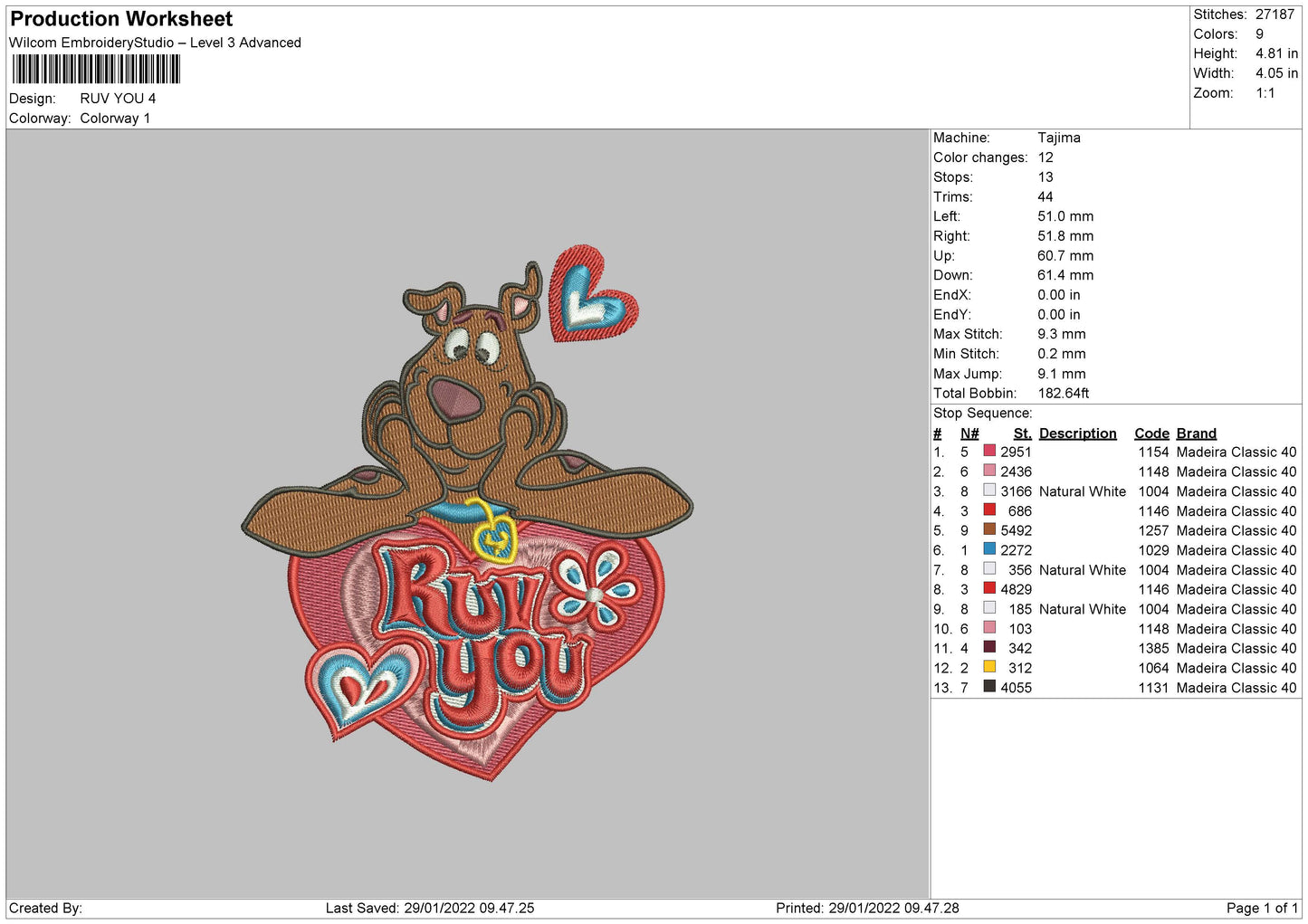 Ruv You Embroidery