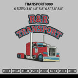 Transport0909 Embroidery File 6 sizes