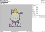 Rabbit Embroidery File 6 sizes