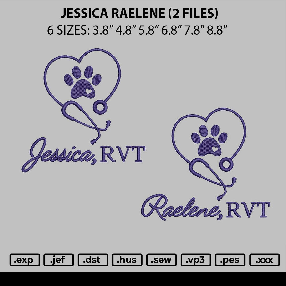 Jessica Raelene Embroidery 2 Files