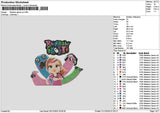 Girl 1912 Embroidery File 6 sizes