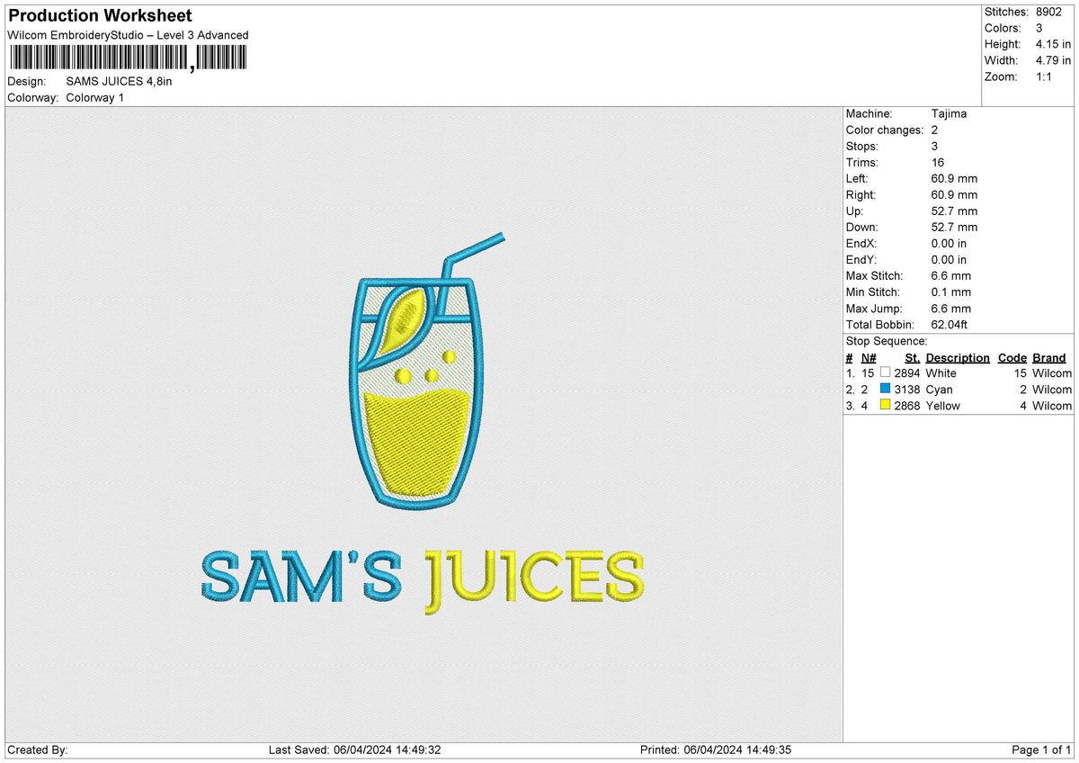 PAVER logo Embroidery File 6 size
